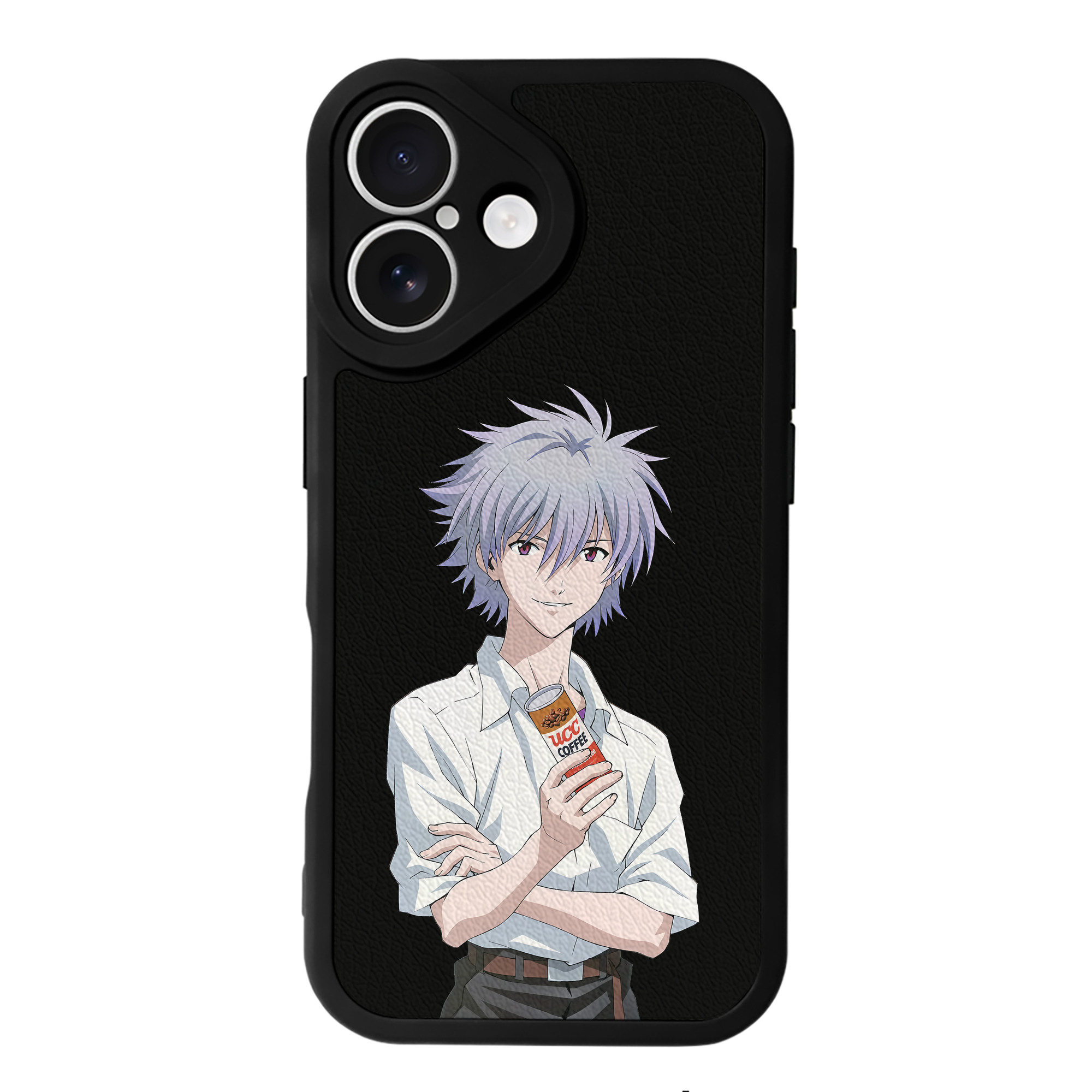 （画像用） EVA 新世紀エヴァンゲリオン 【iPhone 16シリーズ対応】シリコンスマホケース（レザー調） 材質：シリコン